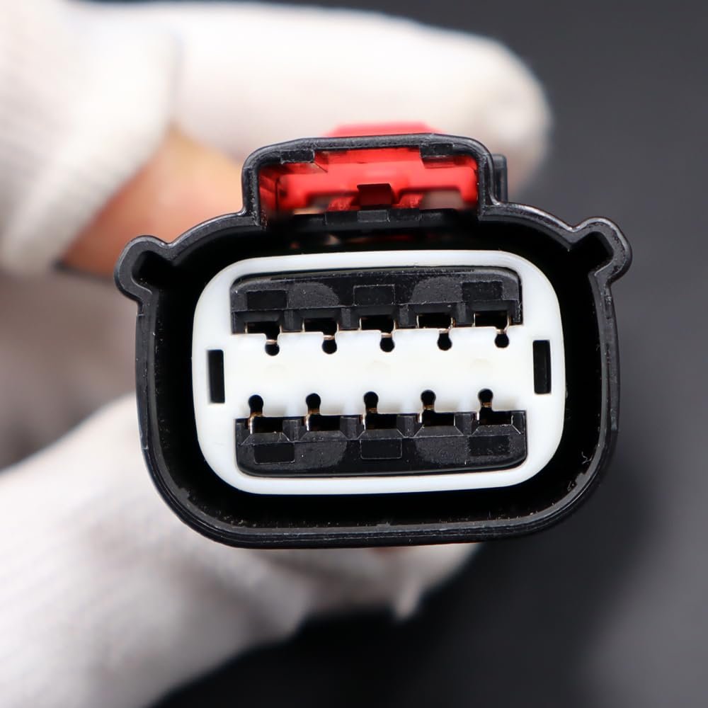 Headlights Pigtail Connector For Jeep Compass 2017 2021 10 Pin Wire Harness 55112706af Waterproof Female Socket 11 8 In Length