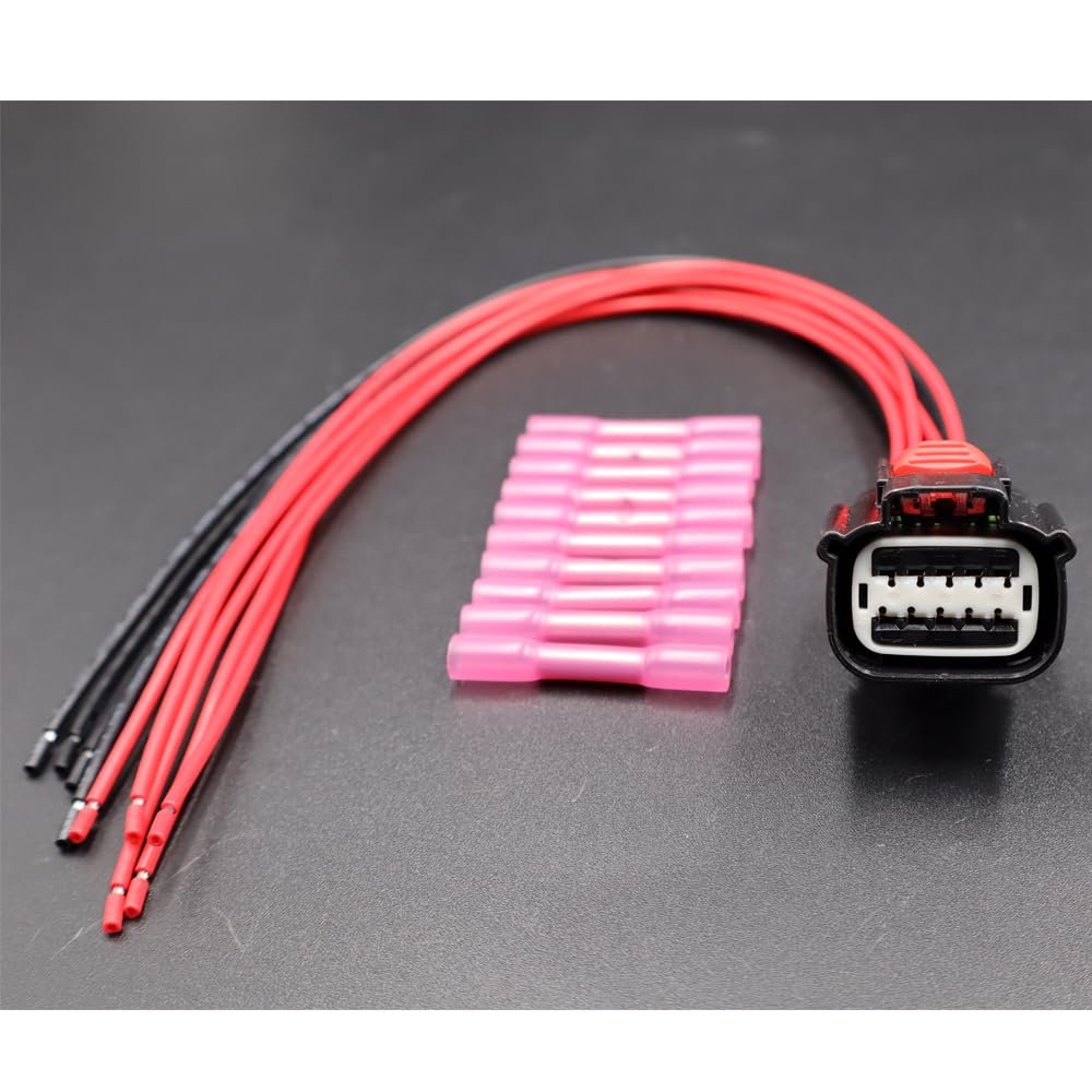 Headlights Pigtail Connector For Jeep Compass 2017 2021 10 Pin Wire Harness 55112706af Waterproof Female Socket 11 8 In Length
