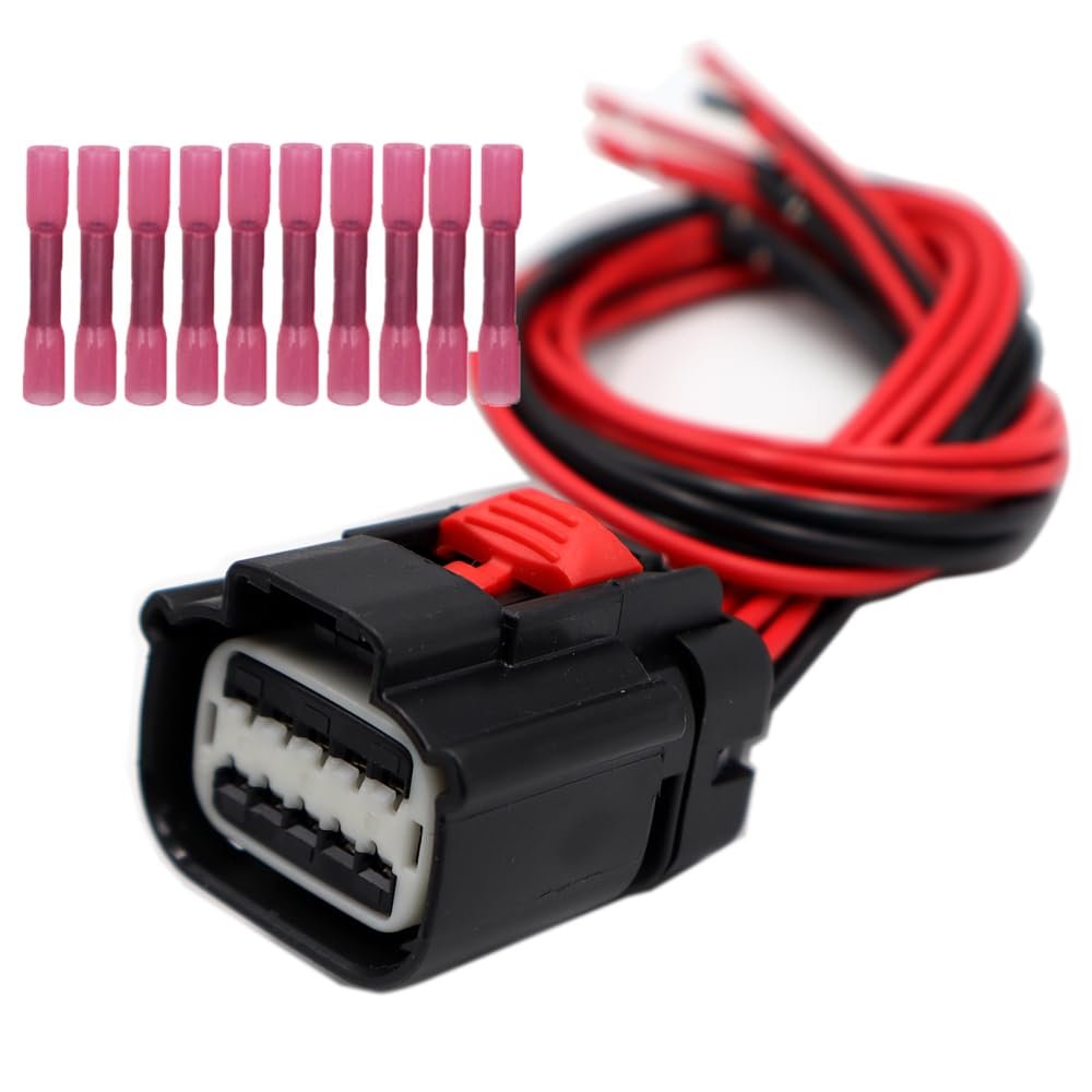 Headlights Pigtail Connector For Jeep Compass 2017 2021 10 Pin Wire Harness 55112706af Waterproof Female Socket 11 8 In Length