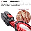 Headlights Pigtail Connector For Jeep Compass 2017 2021 10 Pin Wire Harness 55112706af Waterproof Female Socket 11 8 In Length