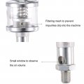 Uxcell Needle Valve Type Oil Cup M8x1 Thread 16ml Sight Gravity Drip Feed Oiler