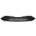 Front Bumper Grille Lower Grill Gloss Black With Radar Holes Replacement For 2018 2019 2020 Camry Le Xle