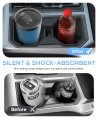 Cup Holder Inserts For 2026 Toyota Rav4 Anti Slip Waterproof Silicone Front And Rear Center Console Black 2 Pieces