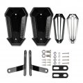 Liru 2 Pcs Universal Handguard Shield Deflector Hand Guards For Motorcycle Pit Bikes Dirt Bike Chopper Cruisers Off Road Atv