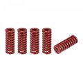 3d Printer Die Spring 5pcs 10mm Od 25mm Long Spiral Stamping Medium Load Compression Mould Springs For Electric Part Red 