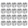 30pcs Threaded Inserts M8-1 25x10 M12-1 75x10 Stainless Steel 303 Screw Sleeves Thread Repair Insert For Mechanical Equipment 