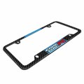 Ipick Image For Honda Civic Type R Blue Racing Stripe Black Real Carbon Fiber 50 States License Plate Frame