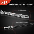A-premium Rear Passenger Side Parking Brake Cable Assembly Compatible With Chevrolet Models Venture 2002 2003 2004 Replace
