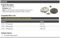 Clutch Kit Compatible With 1976-1979 Jeep Cj5