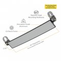 Scosche M21010-15 Baseclamp 18a Panoramic Mirror Base With Two 1 5a Tube Clamps For Atv S Utv S And Side X Sides
