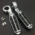 Motorcycle 1 4 Highway Tombstone Offset Mount P Clamp Foot Peg For Honda Goldwing Gl