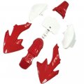 Tdpro Plastic Fairing Kit Body Fender Gas Fuel Tank Seat For Crf Xr Xr50 Crf50 110cc 125cc Pit Dirt Bike 4red 3white