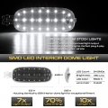 Vipmotoz Full Led Overhead Dome Reading Light Panel Lamp Lens Cover Compatible With 2005-2023 Dodge Ram 1500 2500 3500