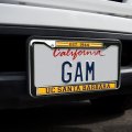 Uc Santa Barbara School Logo Full Size Standard License Plate Metal Frame
