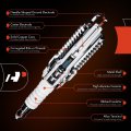 A-premium Iridium Platinum Spark Plug Compatible With Ford Explorer 2006-2008 Sport Trac 2007-2008 Mustang 2005-2008 Mercury