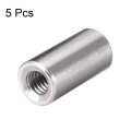 Uxcell M6 Round Connector Nuts 304 Stainless Steel Coupling Nut 20mm 0 78inch Length Pack Of 5