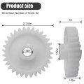 2 Pack 41a5021 81b0045 41a2817 41c4220a Garage Door Opener Drive Gear For Sears Craftsman Liftmaster Chamberlain Fit Belt Model