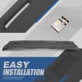 Front Abs Molded Dash Board Cover Cap Overlay Compatible With Chevrolet Camaro 1984-1992 Textured Black