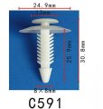 Autobahn88 Trim Panel Clip Compatible With Gm 1992-on Oem 10158124 Pack Of 20