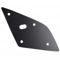 Ocpty Truck Hood Mirror Fit For 2004-2016 Volvo Vnl 2004 Vn Side Door Manual Adjusted Black Housing 1 Piece Right Tow