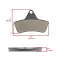 For Brake Pads Arctic Cat 500 4x4 1998-2004 0402-096 0402-494 0502-019 0402-882 Mod-ztf1-17458