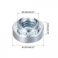 Uxcell Self -clinching Nuts 8-32 X 0 12-inch Carbon Steel With Zinc Plating Rivet Nut Round Head Metal Sheet Mounting Hardware