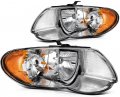 Aintier Automotive Headlight Assemblies Fit For Chrysler Town Country 05-07 Head Lamp Assya Compatible On Modles W 119 Long