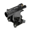 Engine Coolant Water Outlet For Ford Focus 2005 2006 2007 Plastic Black 9 Bolt Hole 0 31 In Mounting Gasket Included 
