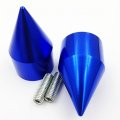Xkh- Motorcycle Spike Bar Ends Compatible With Kawasaki Ninja 250 500 Zx600 Zx6 636 Zzr600 Zx6r Zx6rr Blue B00y44pdsw