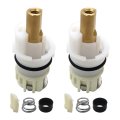 Rp25513 Faucet Stem Assembly For Delta Two Handle Repair Kit With Rp4993 Rubber Seat And Spring Replacement Stems Cartridges 