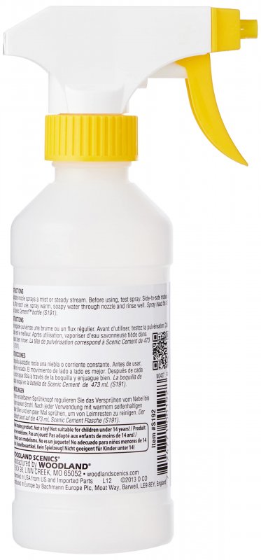 Scenic Sprayer Durable Plastic 8oz Bottle Woodland Scenics