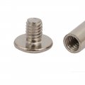Uxcell 10pcs M4x100mm Female Thread Nickle Plated Carbon Steel T Nut W Cross Head Screw