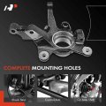 A-premium Front Suspension Steering Knuckle Compatible With Kia Rio 2003 2004 2005 1 6l Right Passenger Side Replace