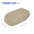 Car Center Console Lid Armrest Seat Box Cover Protector Replacement Microfiber Leather For Toyota Highlander 2008-2013 Beige