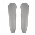 X Autohaux 1 Pair Car Front Seat Armrest Cover Replacement Microfiber Leather Gray For Toyota Sienna 2011-2017