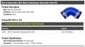 Pipe To Intercooler Hot Side Turbo Hose Kit Compatible With 2001-2010 Chevy Silverado 2500 Hd 6 6l V8 Diesel