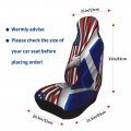 Uas American Flag And Scotland Scottish Front Car Seat Cover For Men Women 2 Pcs Automotives Vehicle Cover Cars Suv Pick-up