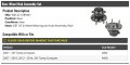 Rear Wheel Bearing Hub Assembly Set Of 2 Compatible With 2007-2017 Jeep Compass