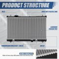 Auto Dynasty Radiator For 2005 Dodge Neon Sx 2 0l Sohc Dpi 2845 Aluminum Core Replacement With Toc 1-row 1-1 4 Inlet 1-3 8