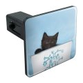Graphics More Black Kitten Cat In Bucket Tin Pail Tow Trailer Hitch Cover Plug Insert 