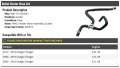 Outlet Hvac Heater Hose Assembly Compatible With 2006-2019 Dodge Charger V8