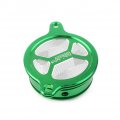 Lirun Cnc Aluminum Oil Filter Cap Cover Motorcycle For Kawasaki Kx450f 2006-2015 Klx450r 2008-2015 Green