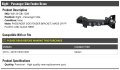 Right Passenger Side Fender Brace Compatible With 2014-2018 Infiniti Q50