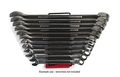 Red Metal Wrench Organizer For 11 Wrenches Tabletop Single Shelf Powder Coated Adjustable Style 