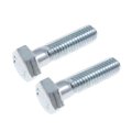 Cap Screws Steel Material Zinc Finish Hex Head Drive Silver Coarse Thread Class 8 Callout Size 2 Pieces 