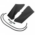Hecasa Door Panel Compatible With 2014-2019 Arctic Cat Wildcat Trail 700 Sport Lower Extension Inserts Black 2pcs