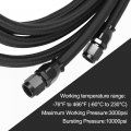 2 X 6an Ptfe Transmission Cooling Line Fits For 4l60 700r4 Th350 Th400 Chevy Silverado Impala Ss Camaro Caprice Suburban Gmc