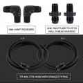 2 X 6an Ptfe Transmission Cooling Line Fits For 4l60 700r4 Th350 Th400 Chevy Silverado Impala Ss Camaro Caprice Suburban Gmc