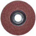 Weiler 50763 Big Cat High Density Abrasive Flap Disc Type 27 Round Hole Phenolic Backing Aluminum Oxide 4-1 2 Dia 40 Grit 
