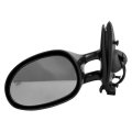 Driver Side Door Mirror For Chrysler Cirrus 1999 2000 Heated Gloss Black Non Folding Replacement View Ch1320171 